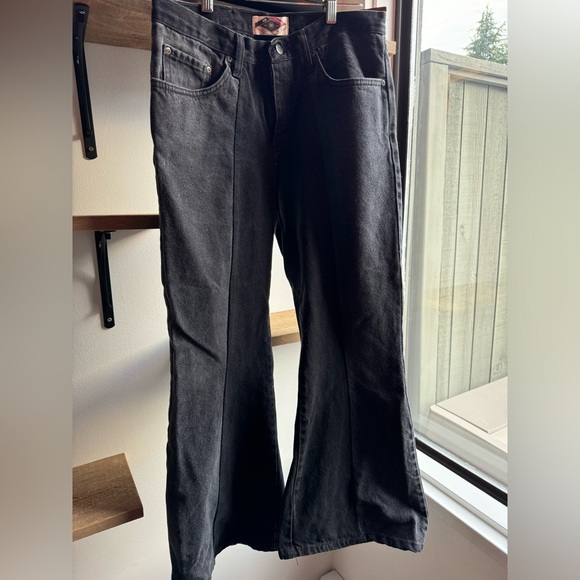 Ark Reworks Wrangler Two Tone Flare Denim - Picture 2 of 9